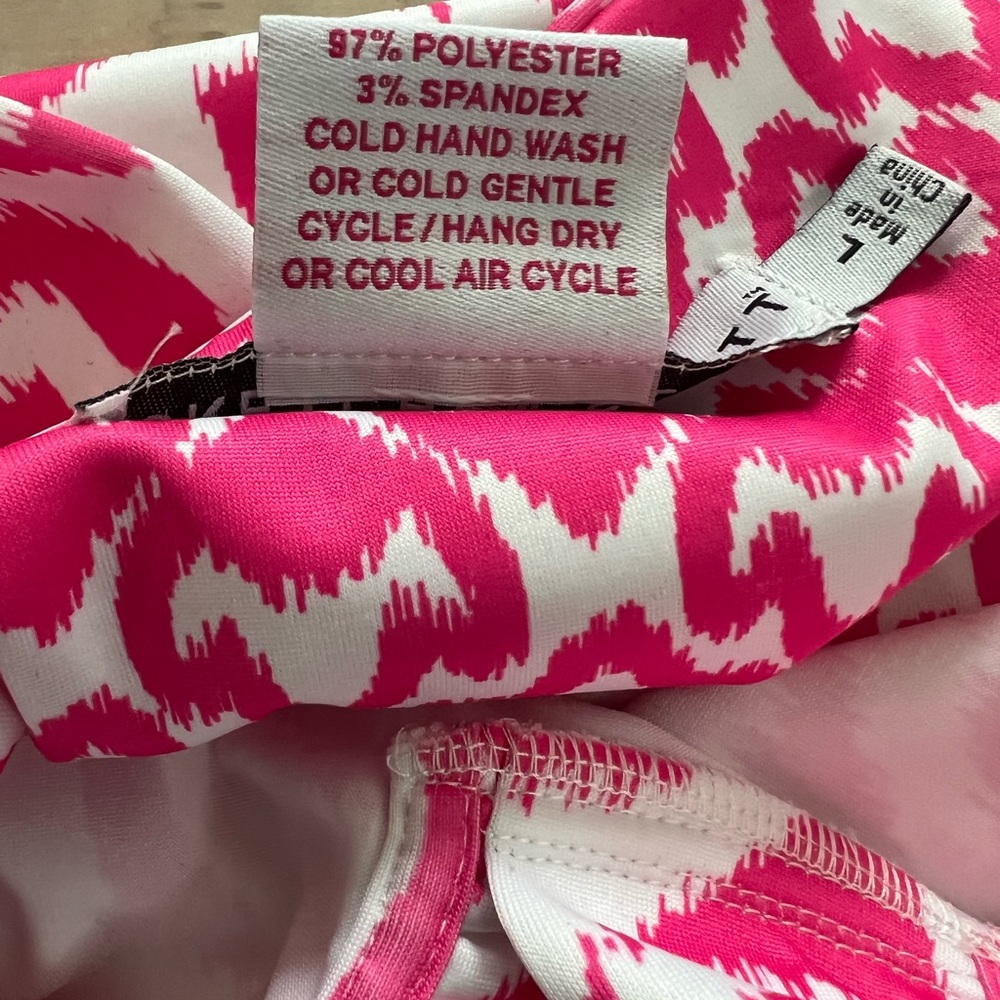 Gretchen Scott Designs Pink and White Midi Dress - Picture 5 of 6